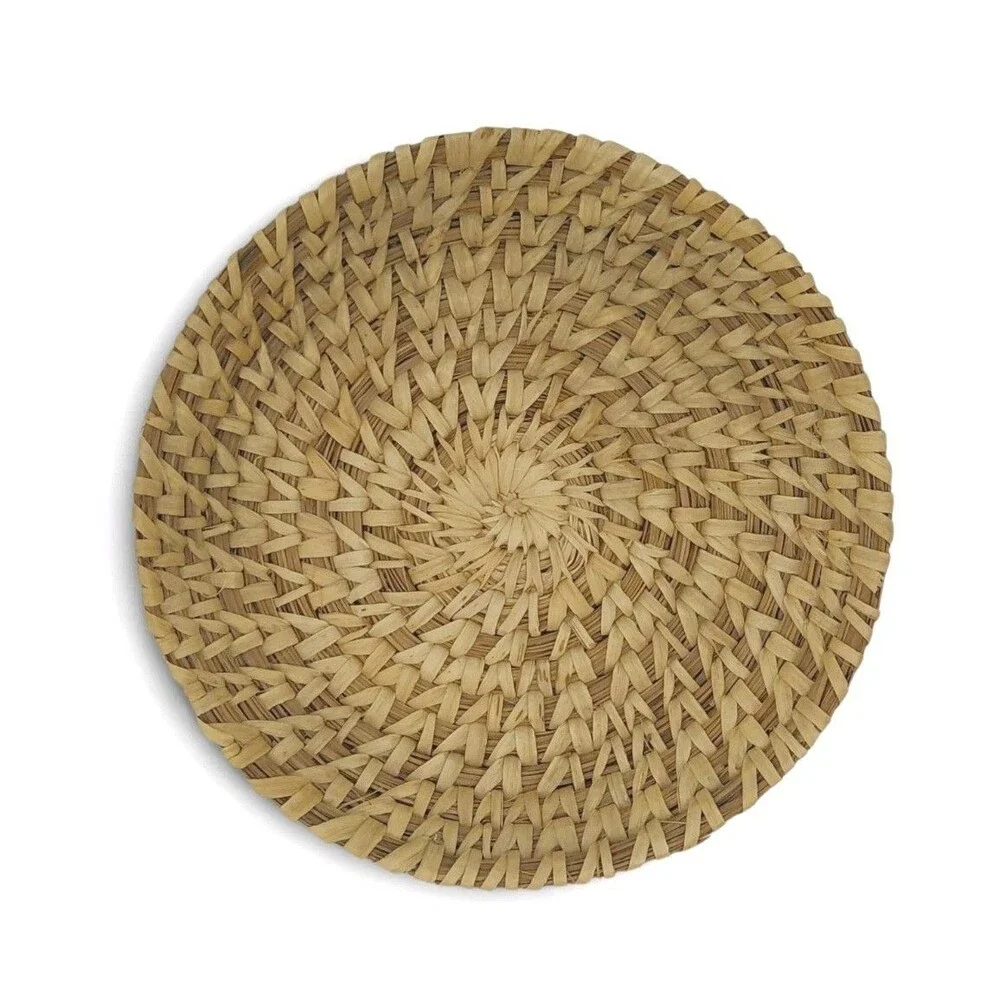 Tohono O'odham Papago  Woven Grass Basket Tray 7.5